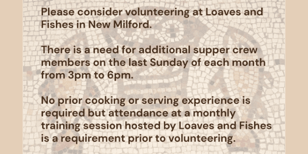 Loaves & Fishes Volunteer Opportunity